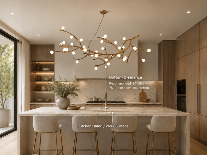 Branch Linear Chandelier Guide for Dining Rooms and Kitchen Islands