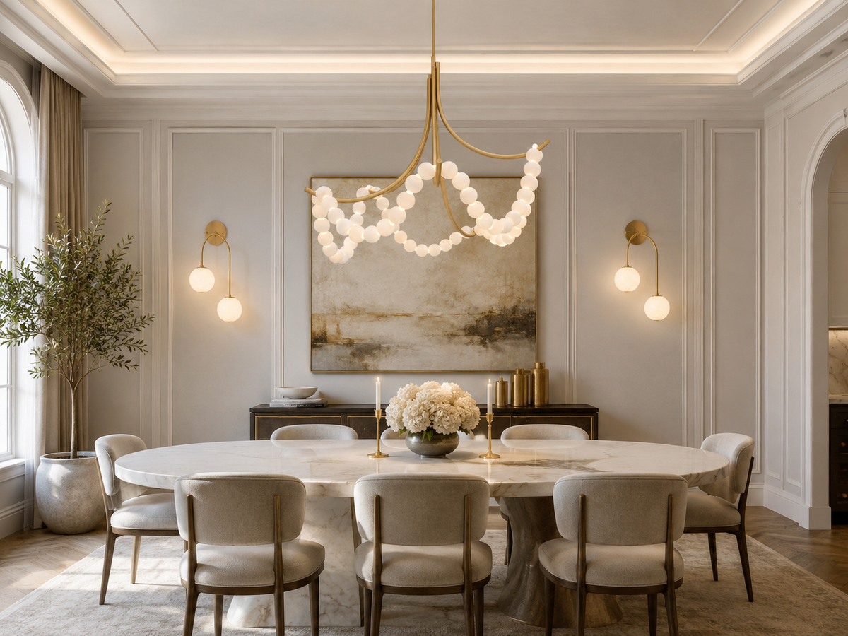 Alabaster Chandeliers for Dining Rooms: 7 Designer Looks to Try