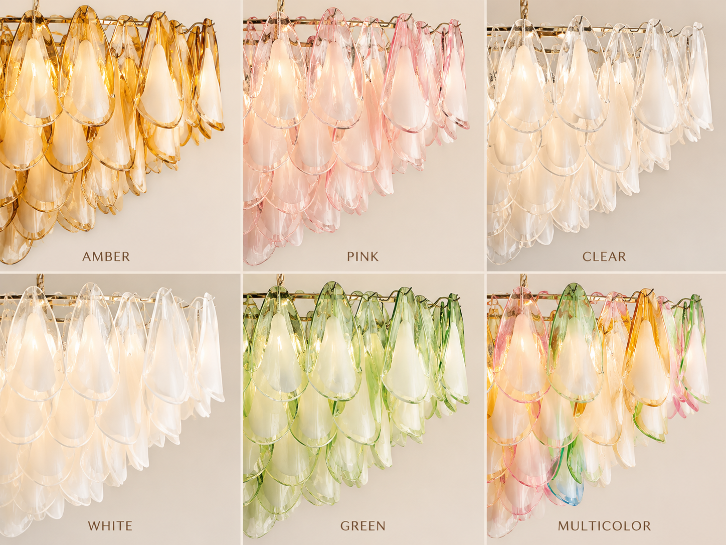 Murano Petal Chandelier Guide: Floral Glass, Color, and Room Fit