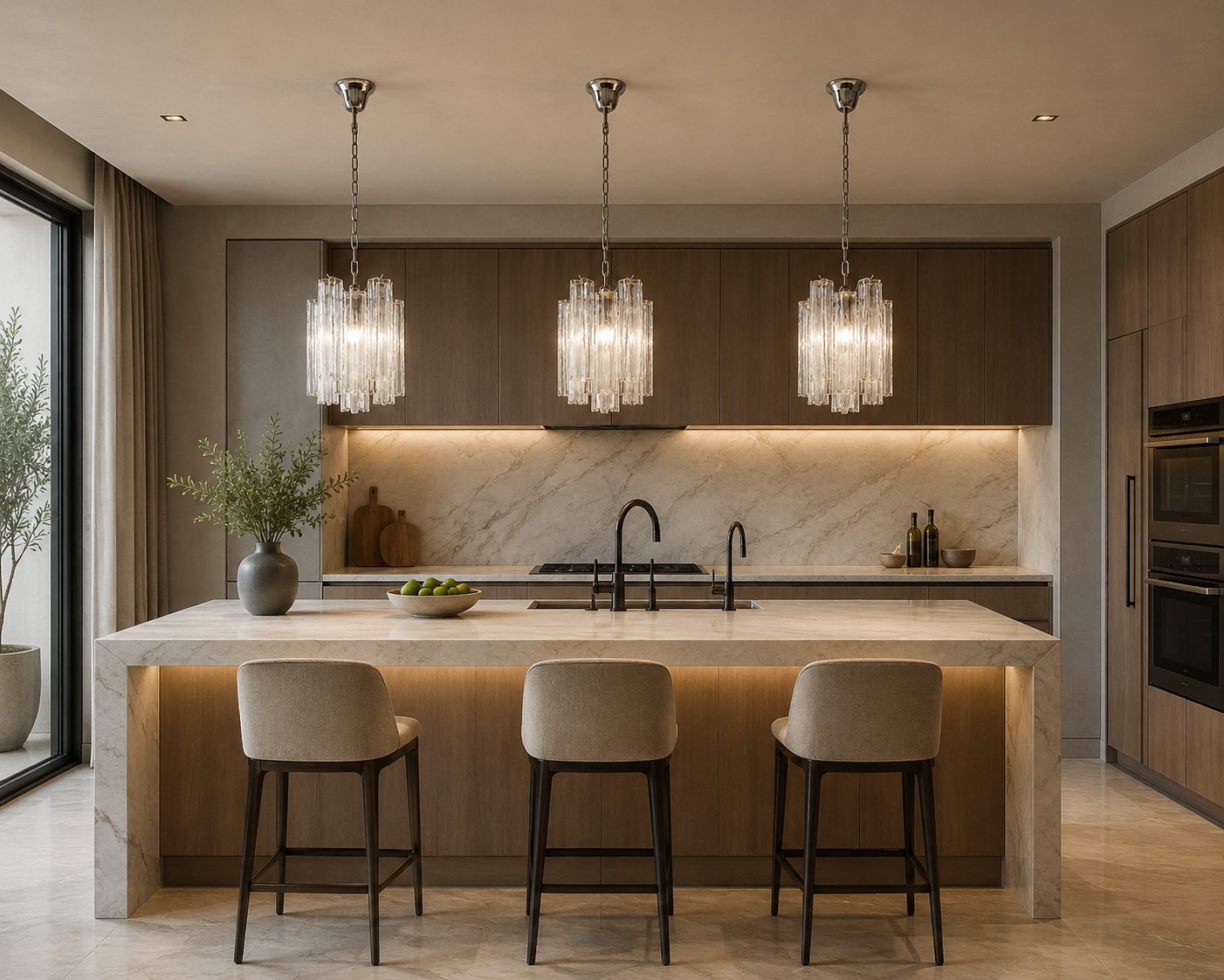 Murano Pendant Lights for Kitchen Island: Size & Spacing Guide