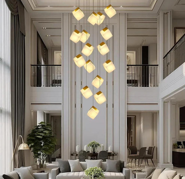 High Ceiling Chandeliers by Bling Lighting Studio