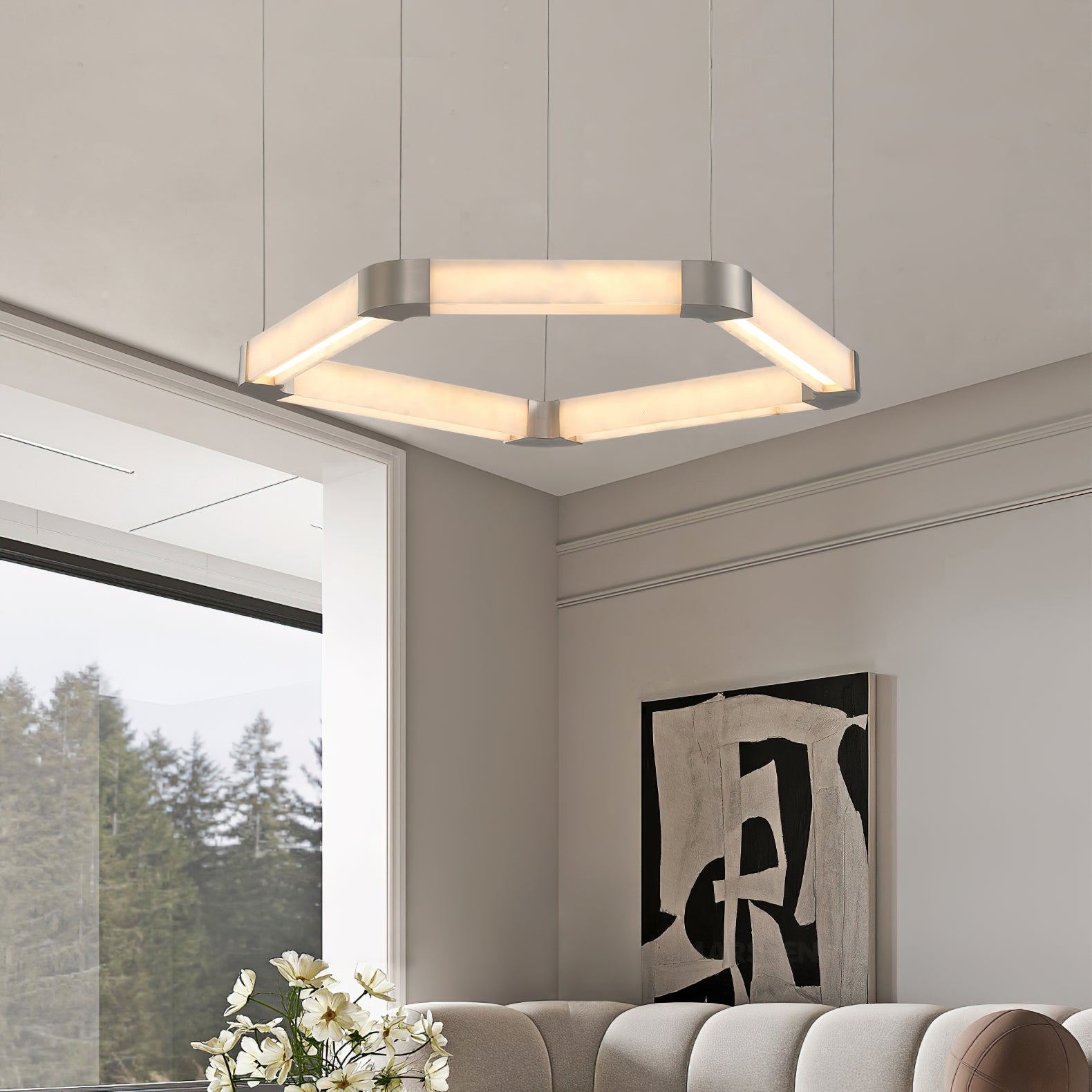 Designer Ring Chandeliers collection by Bling Lighting Studio