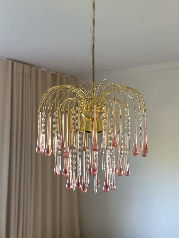 Long Drop Chandeliers by Bling Lighting Studio