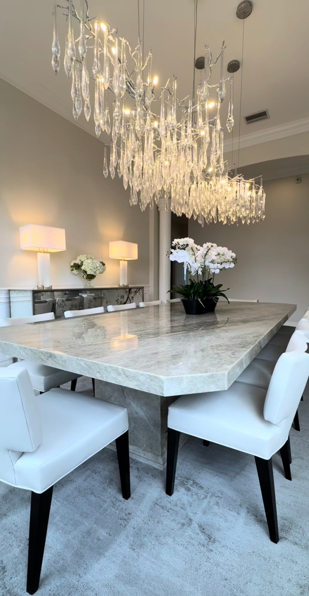 Livio Branching Hallway Chandelier by Bling Lighting Studio