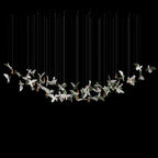 Smoke Butterfly Flight Chandelier