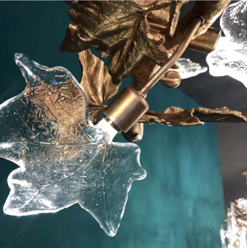 Mable Leaf Branch Wall Sconce by Bling Lighting Studio