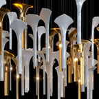 Crystal Calla Reed Chandelier