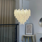Glass Teardrop Chandelier Murano lighting by Bling Lighting Studio