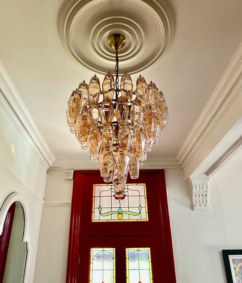 Modern Asti Murano Poliedri Chandelier product image