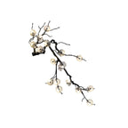Plum Blossoms Branch Wall Lamp by Bling Lighting Studio