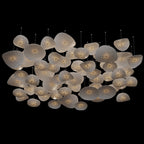 Ivory Pebble Cloud Chandelier