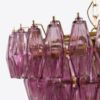 Modern Asti Murano Poliedri Chandelier product image