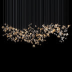 Crystal Star Scatter Chandelier