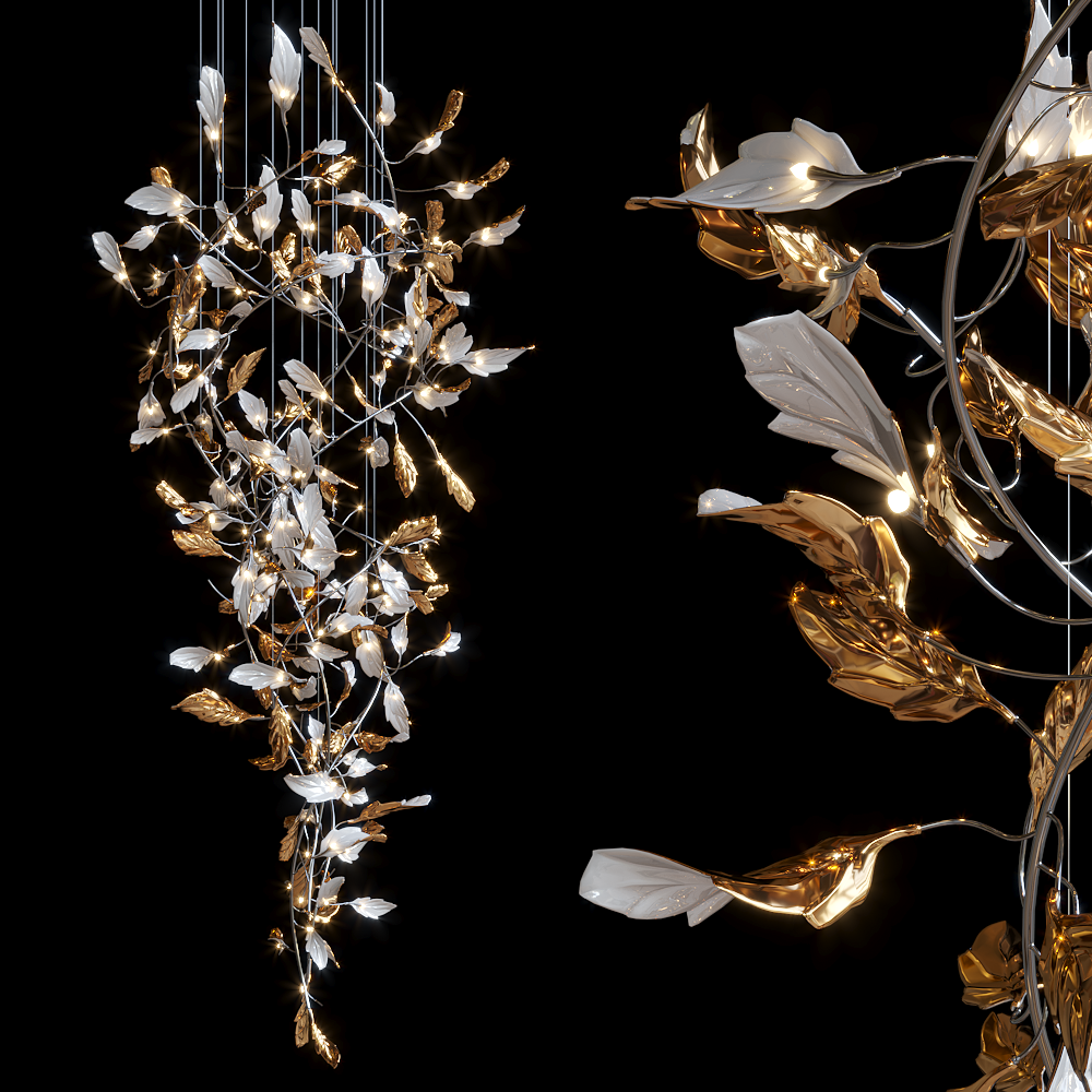 Clear Loop Arcade Chandelier