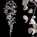 Gold Square Link Chandelier