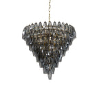 Asti Glass Chandelier Glass lighting by Bling Lighting Studio