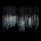 Crystal Tube Rain Chandelier