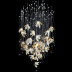 White Gold Daisy Field Chandelier