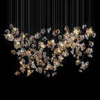 Crystal Star Scatter Chandelier