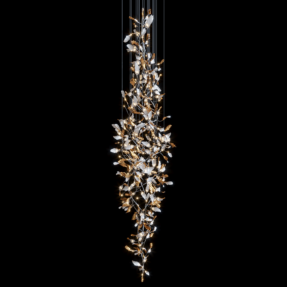 Clear Loop Arcade Chandelier