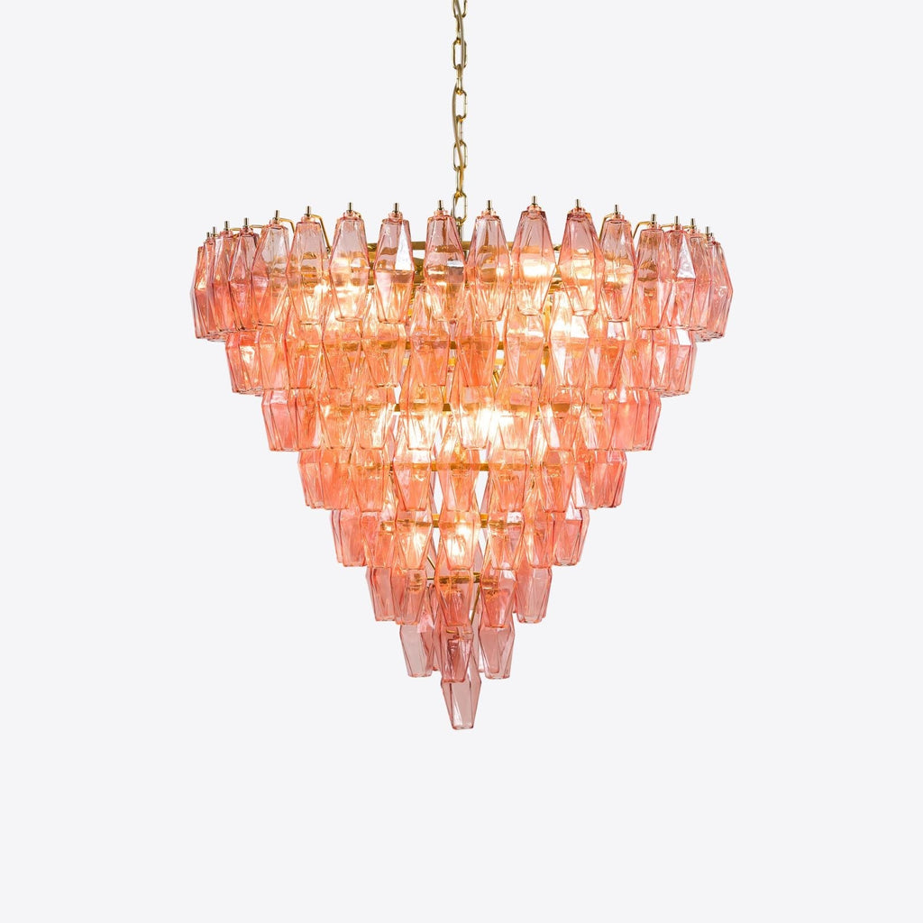 Asti Glass Chandelier Glass lighting by Bling Lighting Studio