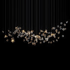 Crystal Star Scatter Chandelier