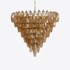 Asti Glass Chandelier Glass lighting by Bling Lighting Studio