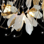 White Gold Daisy Field Chandelier