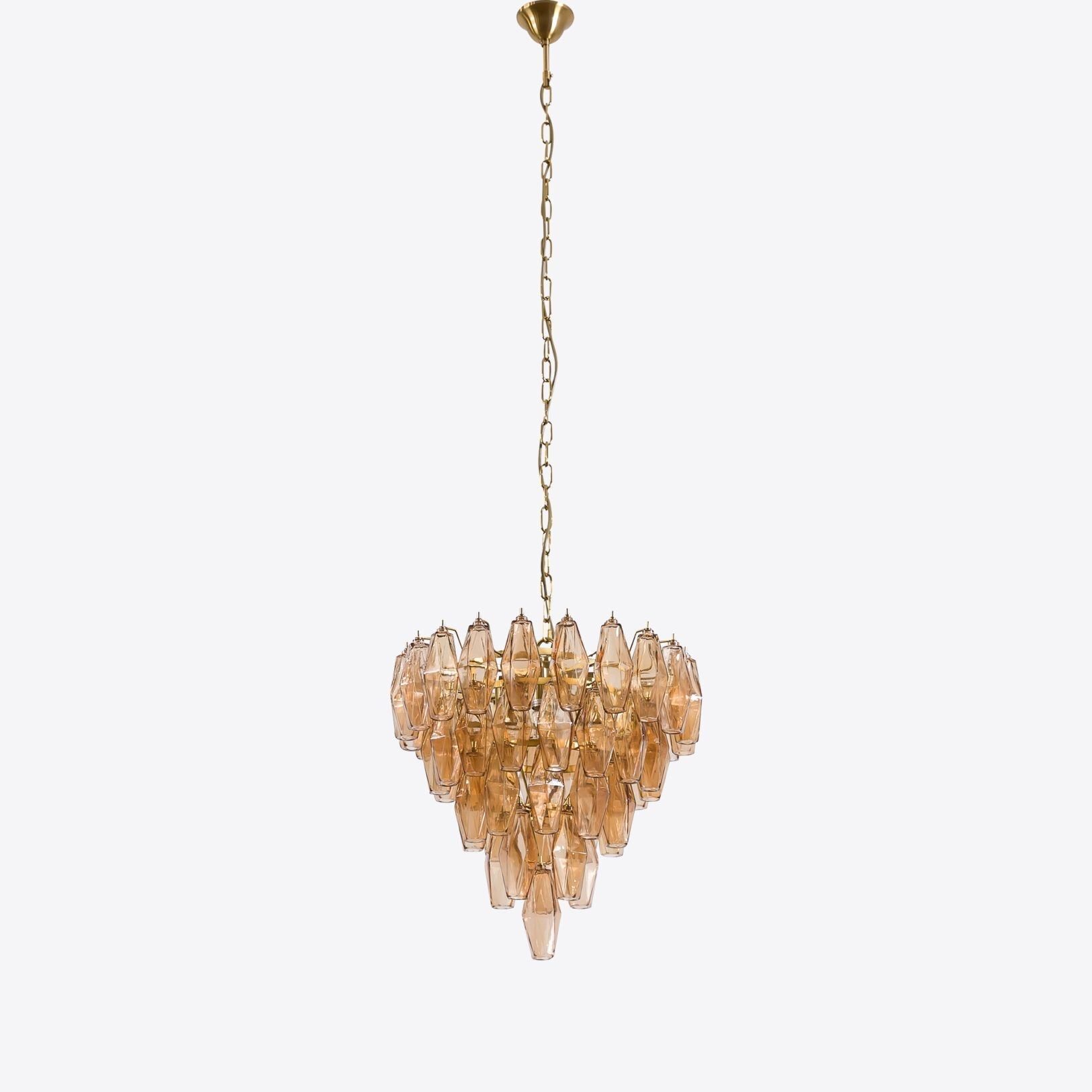 Asti Glass Chandelier Glass lighting by Bling Lighting Studio