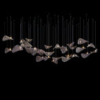 Smoke Manta Cluster Chandelier