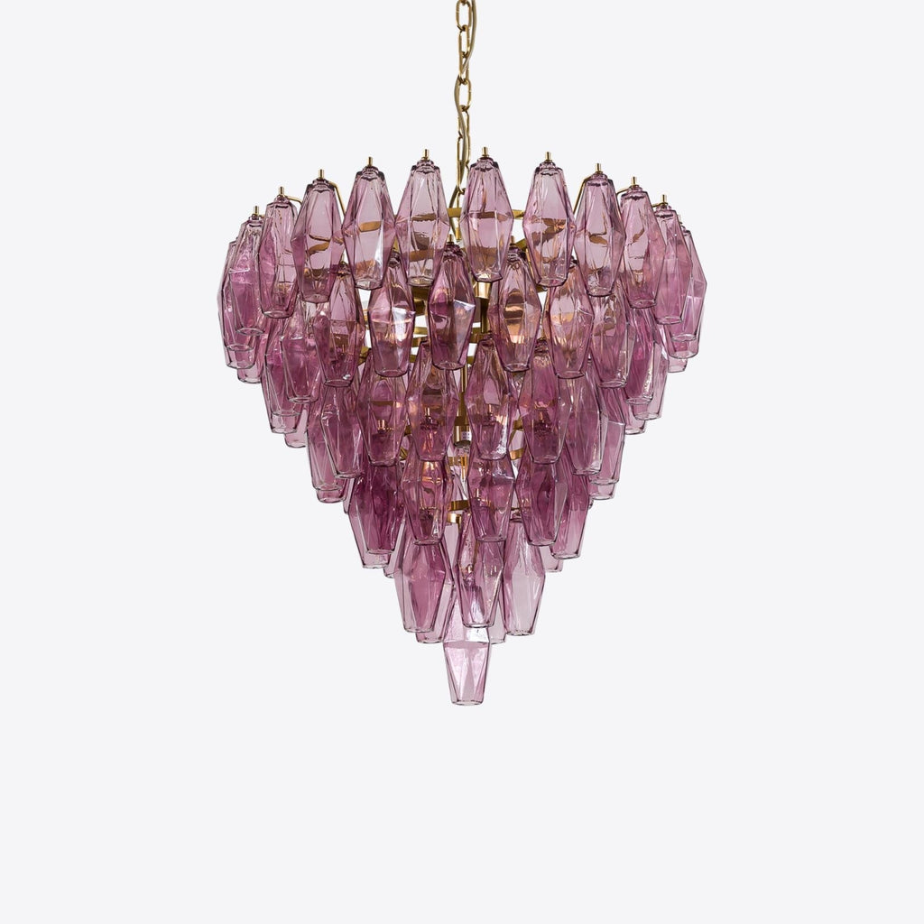 Asti Glass Chandelier Glass lighting by Bling Lighting Studio