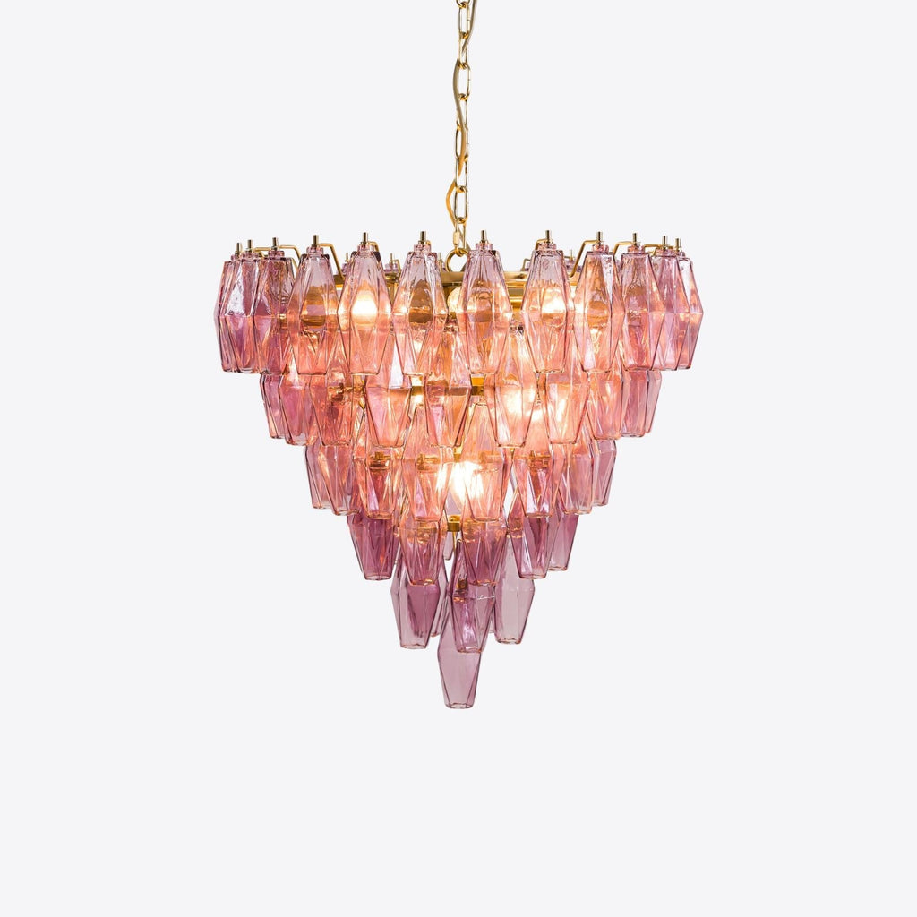 Asti Glass Chandelier Glass lighting by Bling Lighting Studio