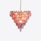 Asti Glass Chandelier Glass lighting by Bling Lighting Studio