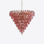 Asti Glass Chandelier Glass lighting by Bling Lighting Studio
