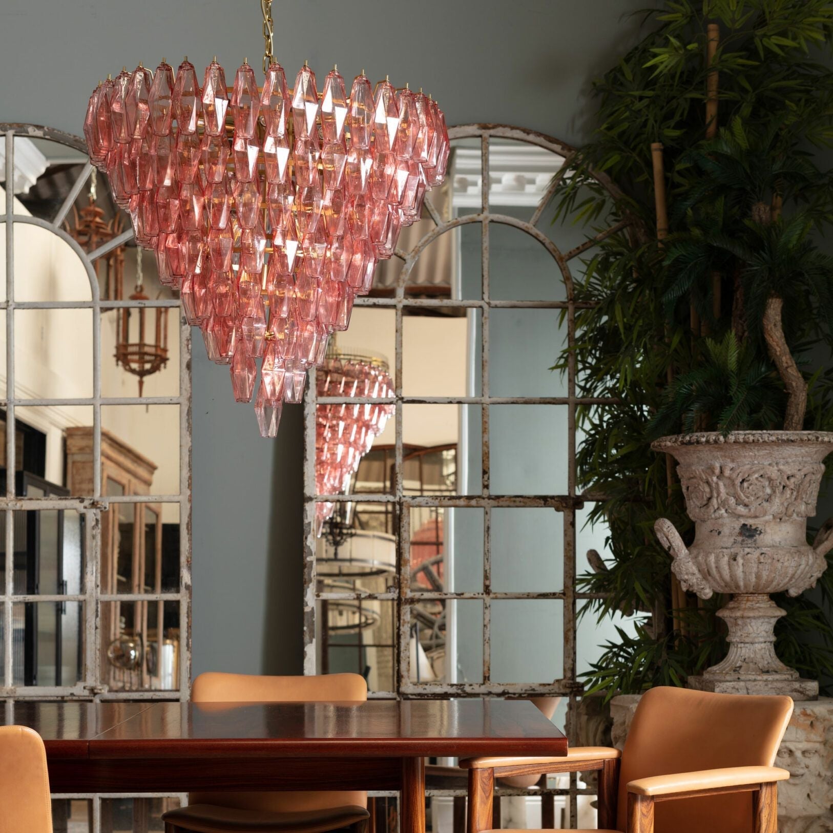 Asti Glass Chandelier Glass lighting by Bling Lighting Studio