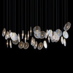 Silver Disc Cluster Chandelier
