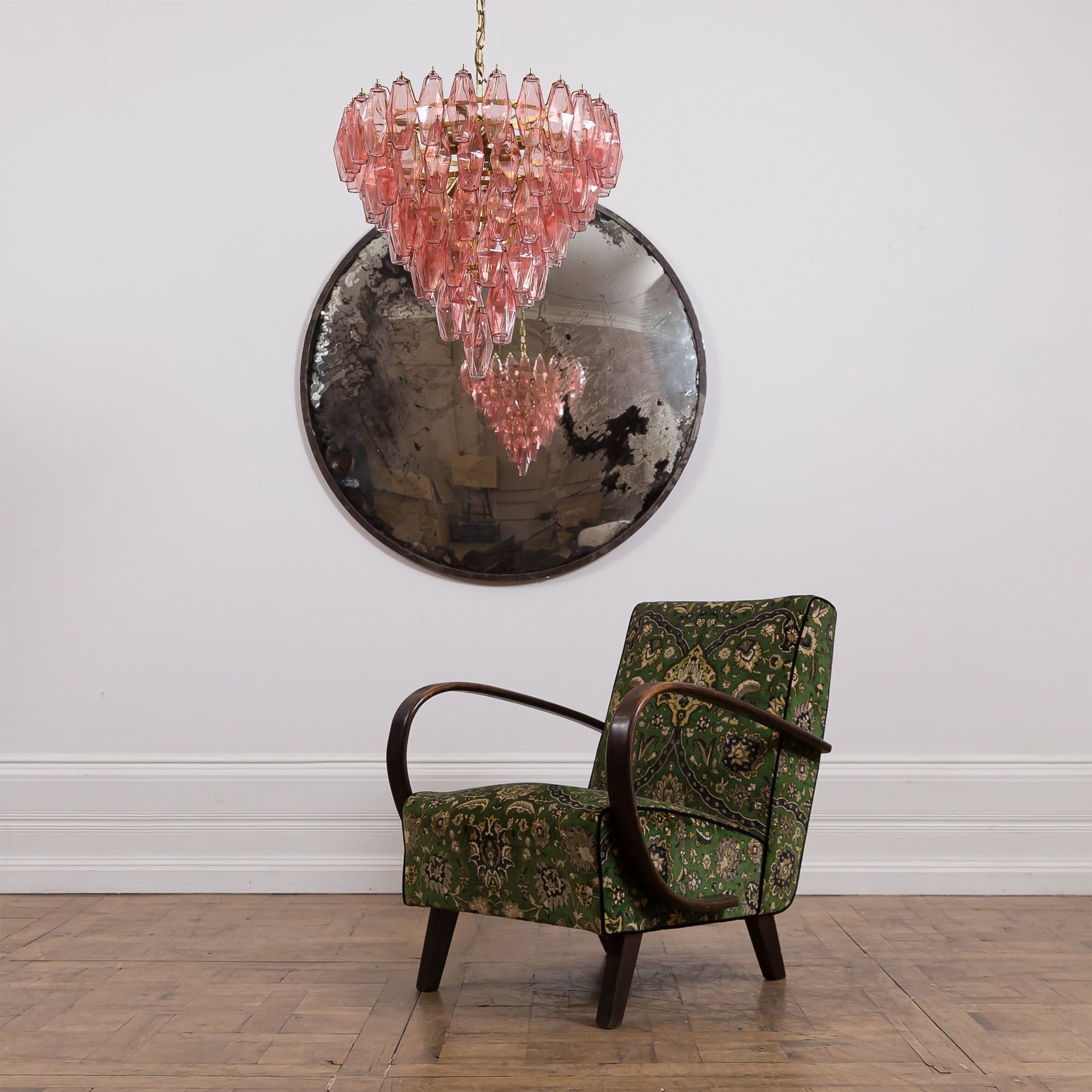 Asti Glass Chandelier Glass lighting by Bling Lighting Studio