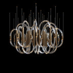 Crystal Ring Rain Chandelier