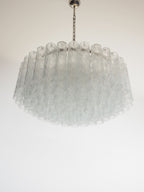 Murano Chandelier – 101 Tuber – Textured – Transparent