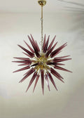 Murano Chandelier | 51 Purple Sputnik by Bling Lighting Studio