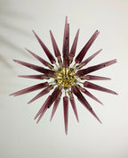 Murano Chandelier | 51 Purple Sputnik detail by Bling Lighting Studio