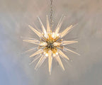 Murano Chandelier | 51 Clear Sputnik detail by Bling Lighting Studio