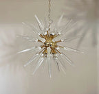 Murano Chandelier | 51 Clear Sputnik detail by Bling Lighting Studio