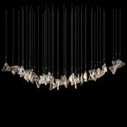 Crystal Bow Cluster Chandelier