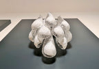 Murano Wall Lamp | 10 White Lattimo Drop Glass | Set of 2