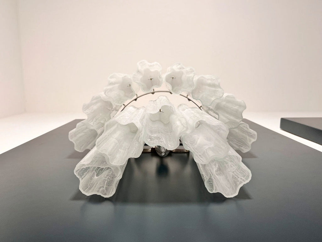 Murano Wall Lamp | 13 Alabaster White Tube Glass