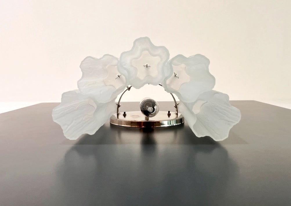 Murano Wall Lamp | 5 Matte Tube Glass | Set of 2