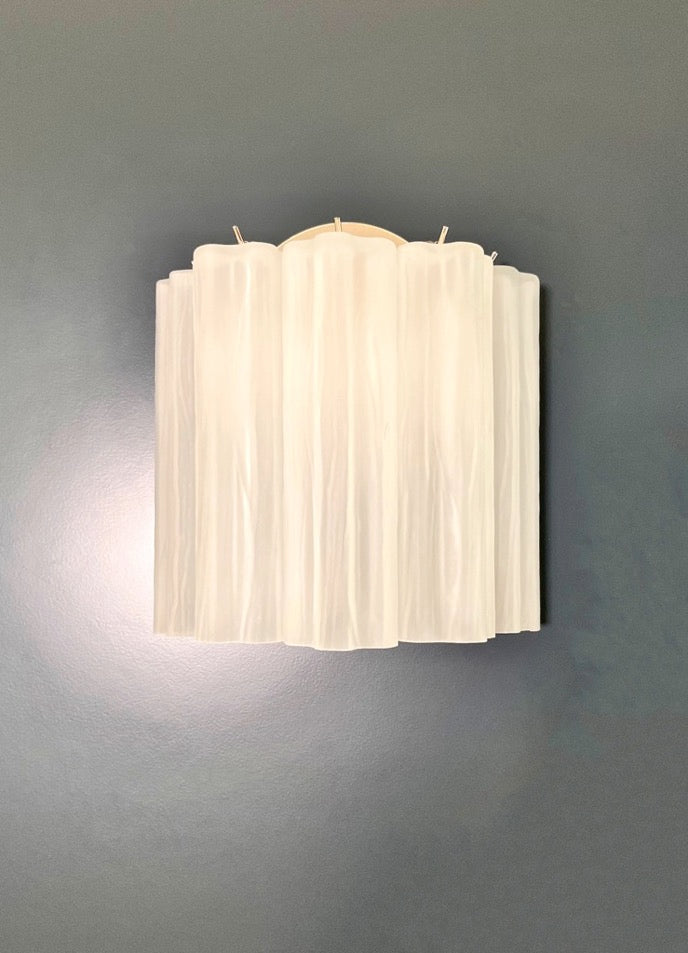 Murano Wall Lamp | 5 Matte Tube Glass | Set of 2