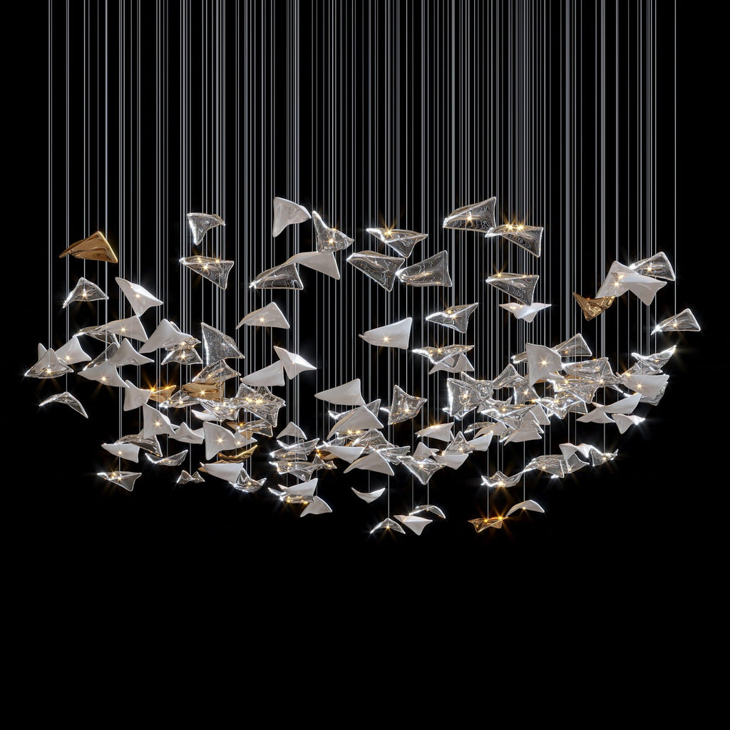 Manta Cloud Cascade Chandelier