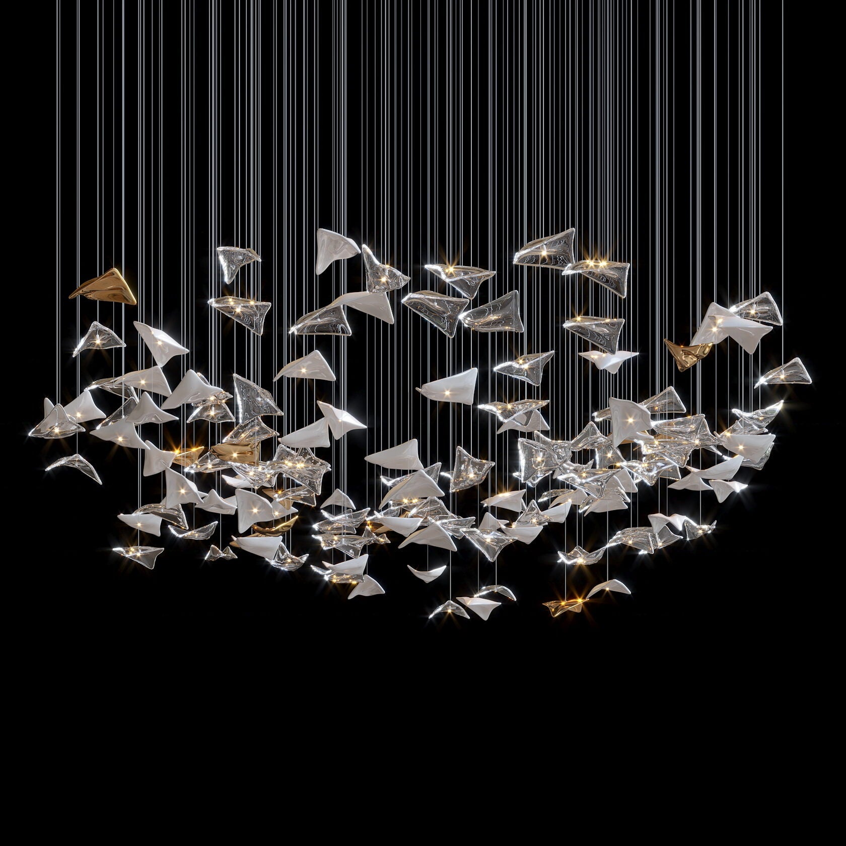 Manta Cloud Cascade Chandelier